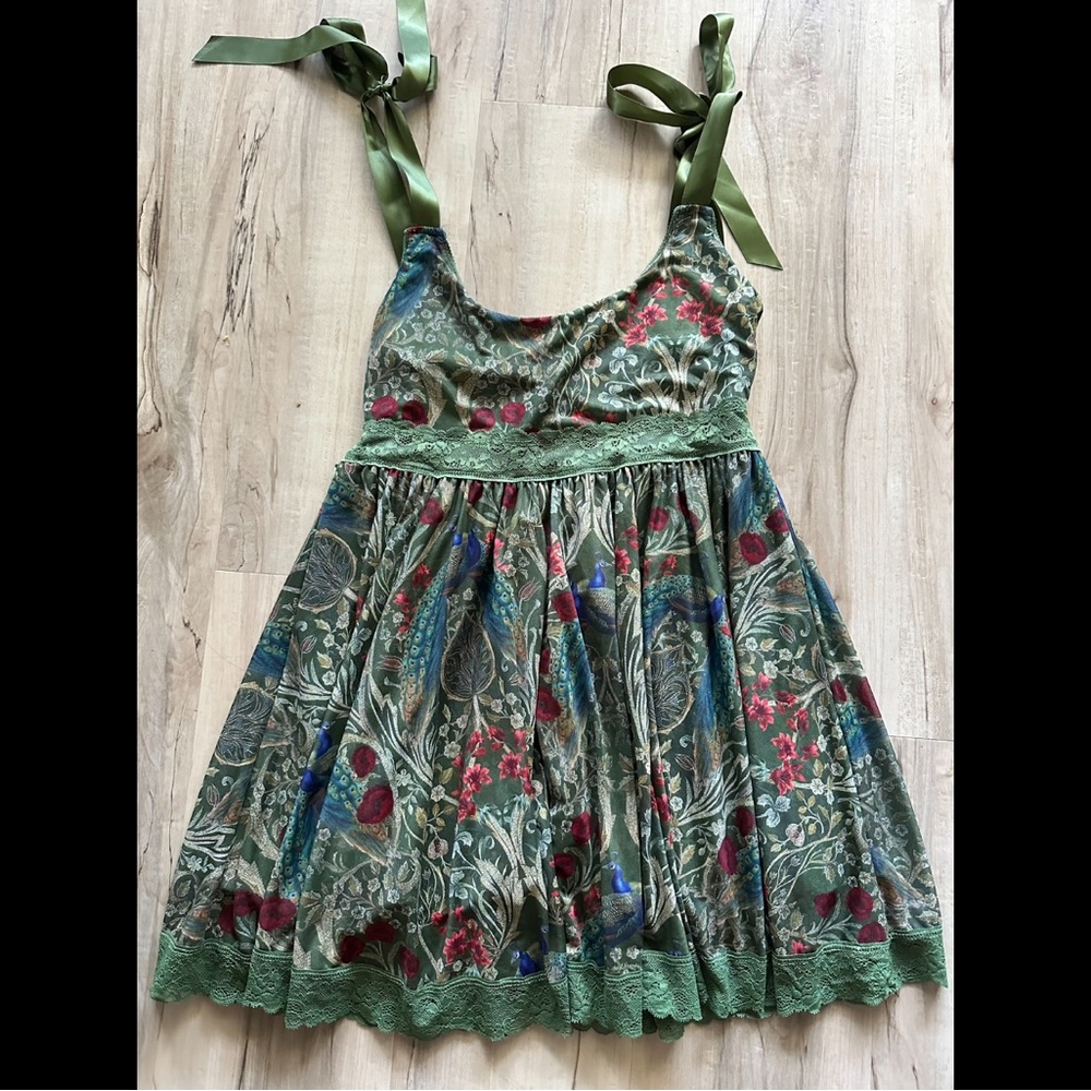 Dolls Kill Widow Mirage Peacock Dress